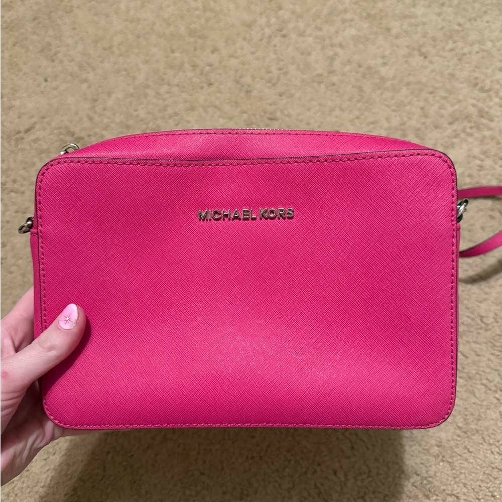 Michael Kors Fuchsia Crossbody Bag